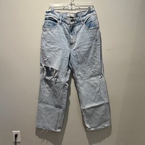 Abercrombie & Fitch Light Blue Boyfriend Jeans sz 32 / 14